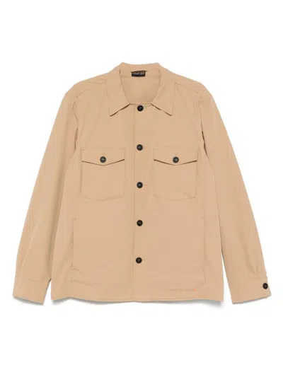 SAVE THE DUCK SAVE THE DUCK BEIGE 'BARD' JACKET WITH POCKETS