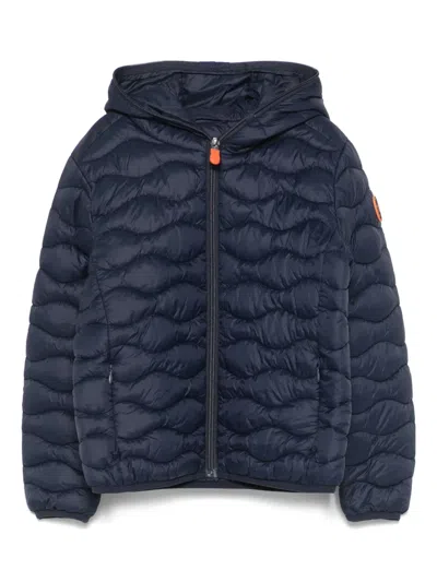 Save The Duck Quilted Jacket In 蓝色