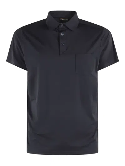 Save The Duck Short-sleeve Polo Shirt In Blau