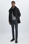 SCANDINAVIAN EDITION SCANDINAVIAN EDITION DOWN PADDED CAR BLACK COAT