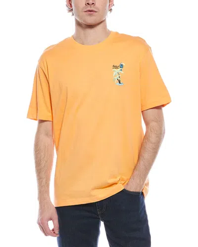 Scotch & Soda Graphic T-shirt In Orange