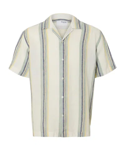 Selected 100% Linen Short Sleeved Shirt