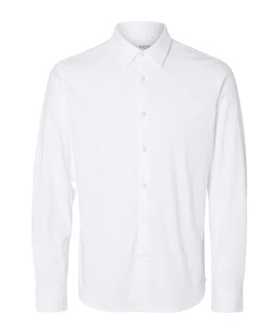 Selected Button-down Shirt In White