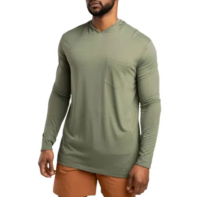 Sendero Provisions Co. Yucatan Bamboo Hoodie In San Juan Sage In Multi