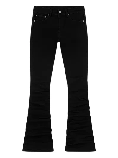 Serenede Logo-embroidered Jeans In Black