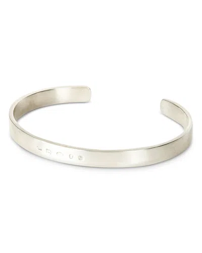 Serge Denimes Sterling Silver Traditional Hallmark Bangle Bracelet