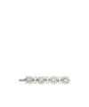 Simone Rocha Silver  Gray Flower Hair Clip In White