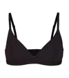 Skims Fits Everybody Triangle Bralette In Onyx