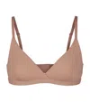 Skims Fits Everybody High-neck Stretch-woven Body In Sienna