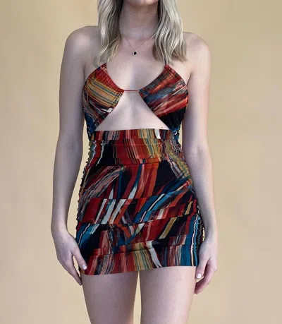 Sky To Moon Banks Mini Dress In Billowy
