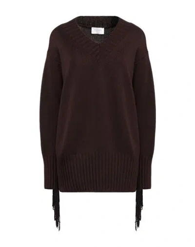 Snobby Sheep Woman Sweater Chocolate Brown Size 6 Wool, Cashmere