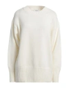 Snobby Sheep Woman Sweater White Size 2 Wool, Cashmere