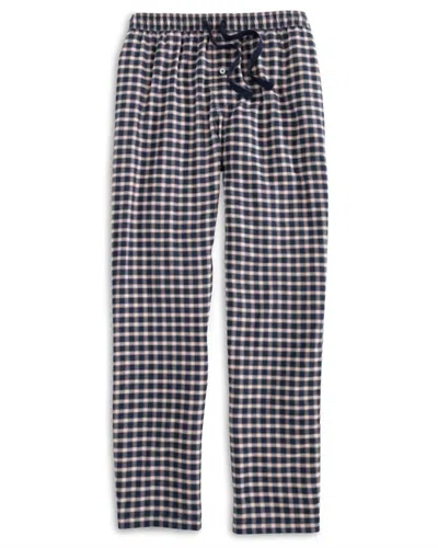 Southern Tide Men's Silverleaf Plaid Lounge Pant In Dress Blue