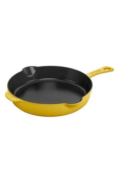 Staub Cast Iron 8.5-inch Traditional Deep Skillet In Citron