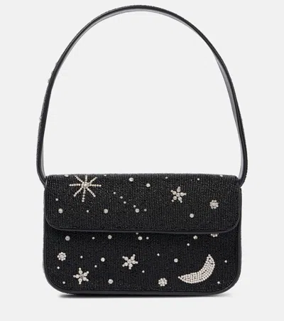 Staud Tommy Small Beaded Shoulder Bag In Starry Night