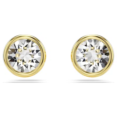 Swarovski Women's Imber Goldtone & Bezel-set Crystal Stud Earrings In Yellow Gold