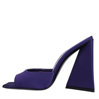 The-attico The Attico Sandals Purple In Viola Scuri