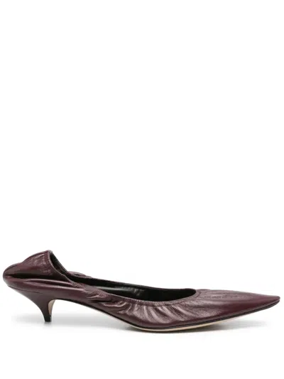 Pre-owned The Row 40mm Liisa Kitten Pumps
