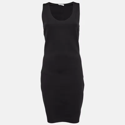 Pre-owned The Row Black Jersey Sleeveless Bodycon Dress M