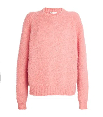 The Row Druna Cashmere Sweater In Bsm Bright Salmon