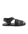 THE ROW FISHERMAN LEATHER SANDALS