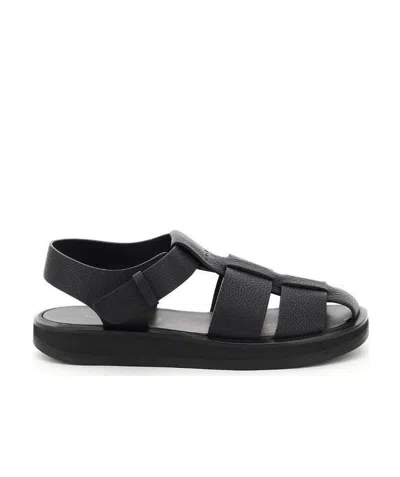 THE ROW THE ROW FISHERMAN STRAPPY SANDALS