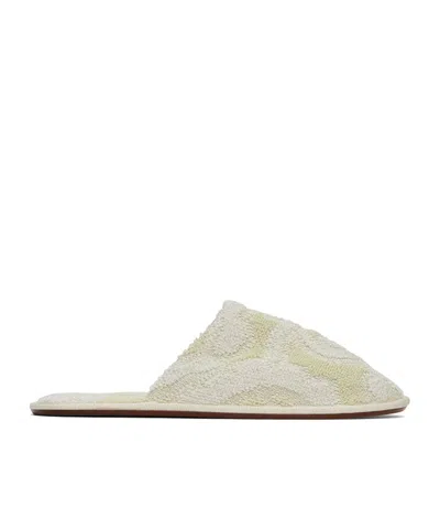 The Row Frances Slippers In Nude