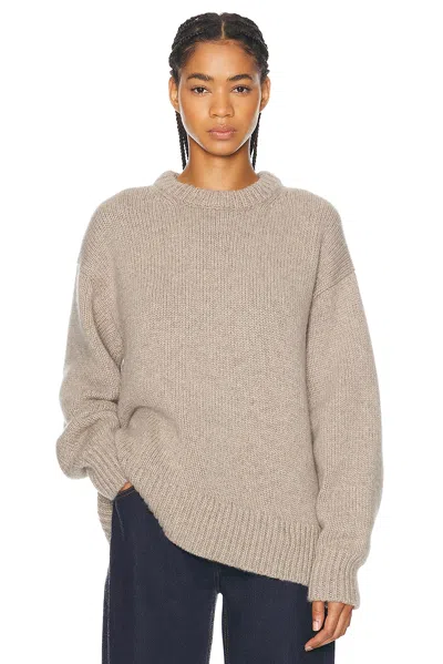 The Row Himus Sweater In Taupe