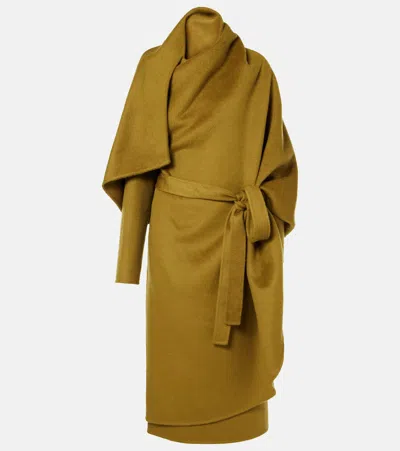 THE ROW JAN ASYMMETRIC CASHMERE COAT
