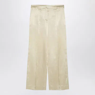 The Row Milk-coloured Encore Trousers In White