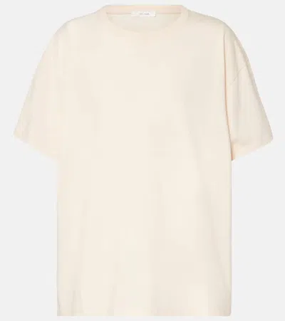 The Row Nadina Cotton Jersey T-shirt In White