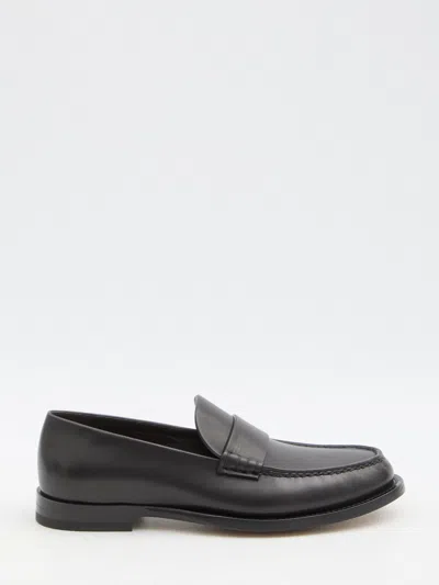 The Row Novus Loafers In Black
