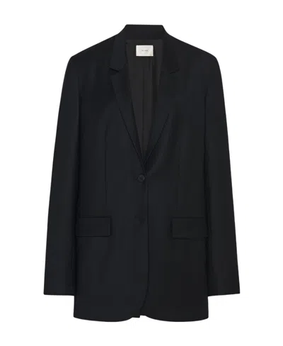 The Row Single-breasted Suit Jacket In Black