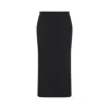 The Row Rear Slit Matias Cady Pencil Skirt In Blue