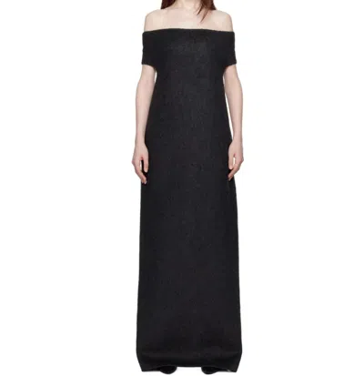 The Row Gray Claudine Maxi Dress In Grey