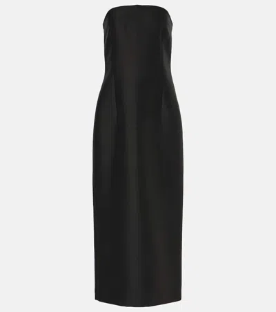 THE ROW WARD WOOL AND SILK MAXI DRESS