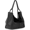 The Sak Los Feliz Large Tote In Black Pebble