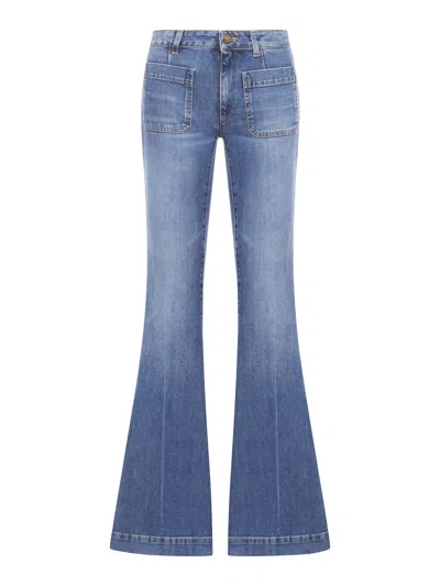 The Seafarer Delphine Pant In Blue
