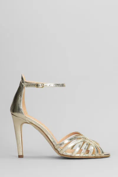 The Seller Sandals In Platinum Leather