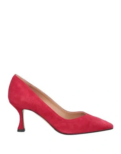 The Seller Woman Pumps Red Size 5 Soft Leather