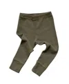 The Simple Folk Kids' Unisex Waffle Legging In Olive