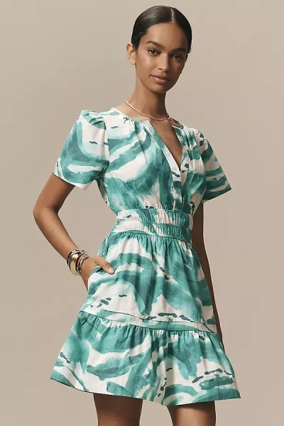 The Somerset Collection By Anthropologie The Somerset Mini Dress In Blue