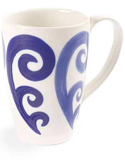 Themis Z Athenee Peacock Mug In White