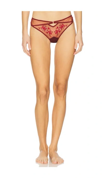 Thistle And Spire Dryad Bikini In Burgundy