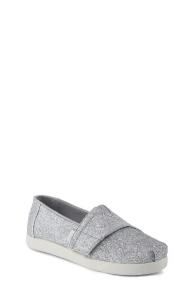 Toms Kids' Alpargata Sneaker In Silver