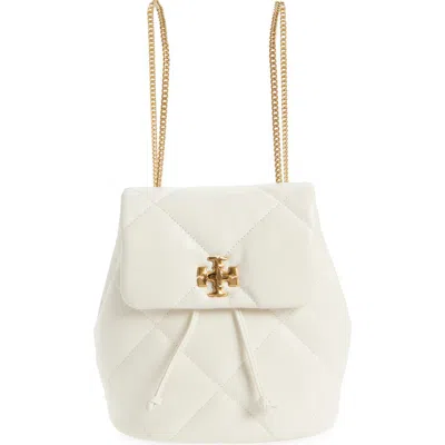Tory Burch Small Kira Diamond Quilted Leather Backpack