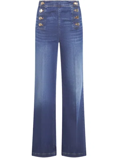 Twinset Straight-leg Jeans In Blue