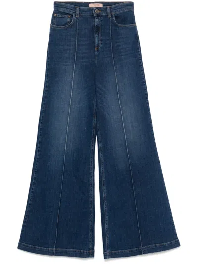 Twinset Wide-leg Jeans In Blue