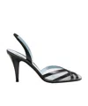 Valentino Garavani Leather Impudance Slingback Pumps 90 In Black