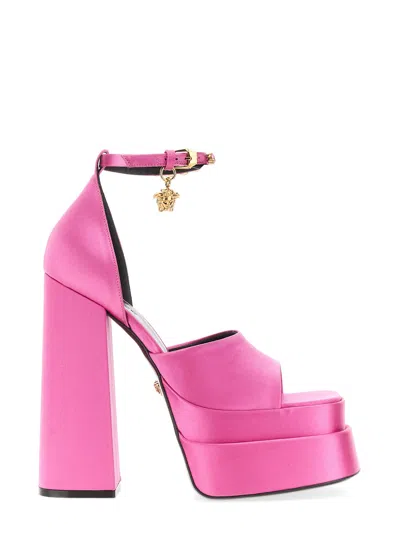 VERSACE AEVITAS MEDUSA PLATFORM SANDALS